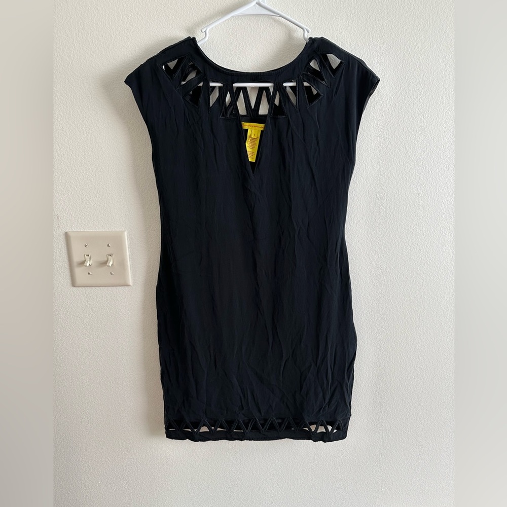 Catherine Malandrino Sleeveless Cutout Silk Dress size 2